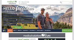 Desktop Screenshot of medicalsolutions.com